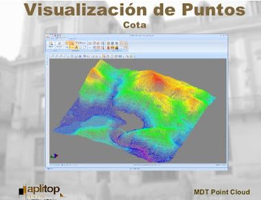 MDT PointCloud: software para manejo de nube de puntos